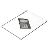 灰色の電子計算機 ノートブック (左側)