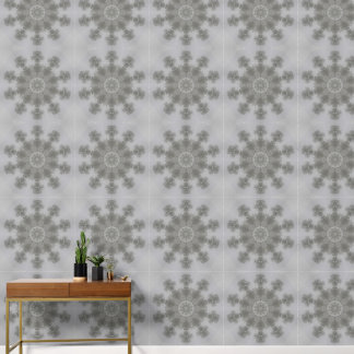 灰色の霧のスカイラインの万華鏡のように千変万化するパターン 壁紙