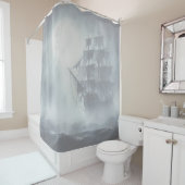 灰色の霧の海賊船2 シャワーカーテン (インサイチュ)