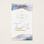 灰色の青い瑪瑙のパッケージの挿入 (正面)