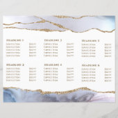 灰色の青い瑪瑙のパンフレット (裏面)