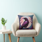 灰色の青い背景に割れ目のスケッチ クッション (椅子)