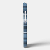 灰色の青のストライプCase-Mate iPhone case Case-Mate iPhoneケース (裏面 / 左)