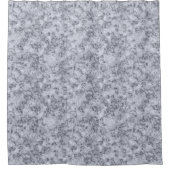 灰色の青の大理石 シャワーカーテン (正面)