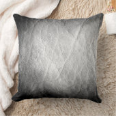 灰色の革 クッション (ブランケット)