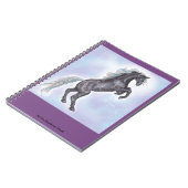 灰色の養育馬のノート ノートブック (左側)