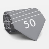 灰色の首のタイの50の50の陰 ネクタイ (ロール)