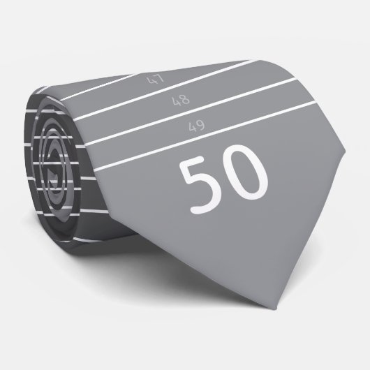 灰色の首のタイの50の50の陰 ネクタイ (ロール)