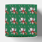 灰色の馬に乗ったサンタクロース フェイバーボックス (上部)