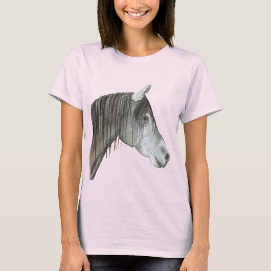 灰色の馬 Tシャツ (正面)