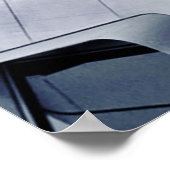 灰色の高層建物 ポスター (角)