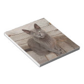 灰色の高貴な猫 ノートパッド (アングル)