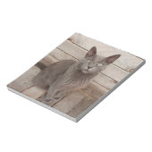 灰色の高貴な猫 ノートパッド (回転)