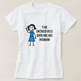 灰色の髪の信じられないほどの収縮の女性 Tシャツ