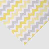 灰色の黄色いシェブロンパターンティッシュペーパー 薄葉紙 (詳細)
