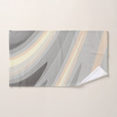 灰色の黄色いピンク色 バスタオルセット (ハンドタオル)