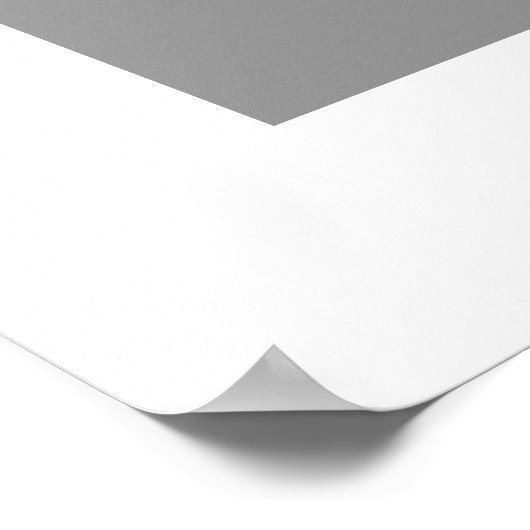 灰色の黄色のミニマリストカラーブロック ポスター (角)