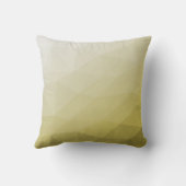 灰色の黄色のメッシュグラデーションパターカッコいいンモノグラム クッション (裏面)