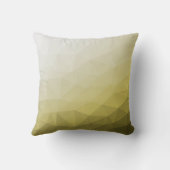 灰色の黄色グラデーションのメッシカッコいいュエレガントパターン クッション (裏面)