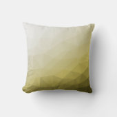 灰色の黄色グラデーションのメッシカッコいいュエレガントパターン クッション (正面)
