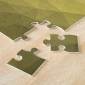 灰色の黄色グラデーションのメッシカッコいいュエレガントパターン ジグソーパズル (側面)