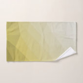 灰色の黄色グラデーションのメッシカッコいいュエレガントパターン バスタオルセット (ハンドタオル)