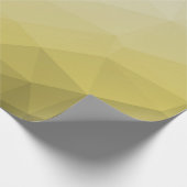 灰色の黄色グラデーションのメッシカッコいいュエレガントパターン ラッピングペーパー (角)