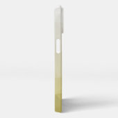 灰色の黄色グラデーションのメッシカッコいいュエレガントパターン iPhoneケース (右側面)