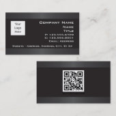灰色の黒は名刺を縁どります 名刺 (正面/裏面)