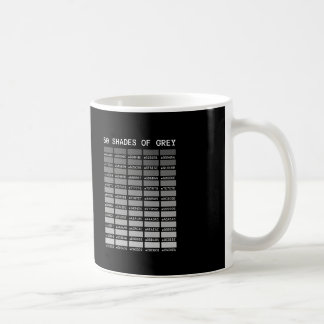 灰色の50の色合い コーヒーマグカップ