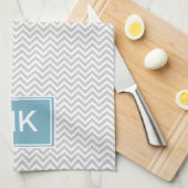 灰色のchevron.png キッチンタオル (四つ折り)