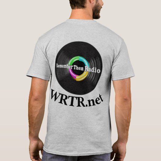 灰色のDoowop Tシャツ (裏面)