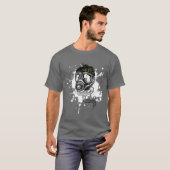 灰色のGasmask及び自然 Tシャツ (正面フル)