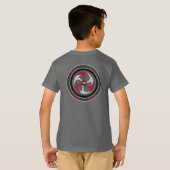 灰色のtaglessティーをからかいます tシャツ (裏面フル)