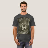 灰色のTam O Shanter Burns Nightの引用 Tシャツ (正面フル)