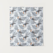 灰色のToucan タペストリー (正面)