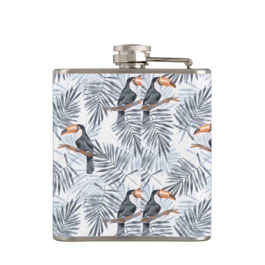 灰色のToucan フラスク (裏面)