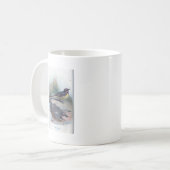 灰色のWagtail コーヒーマグカップ (正面左)