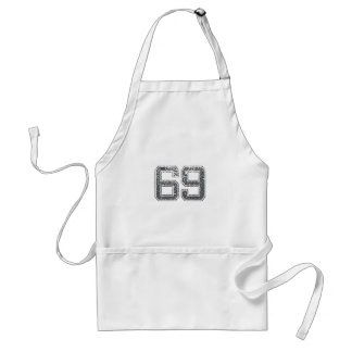 灰色はジャージー#69を遊ばします スタンダードエプロン