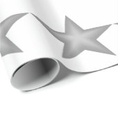 灰色はテーマの包装紙を主演します ラッピングペーパー (ロールコーナー)