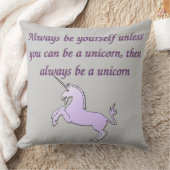 灰色はユニコーンの枕常にです クッション (ブランケット)