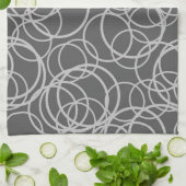 灰色は台所タオルを一周します キッチンタオル (折り畳み)