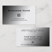 灰色は名刺Design1衰退します 名刺 (正面/裏面)