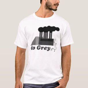 灰色は行きます! Tシャツ