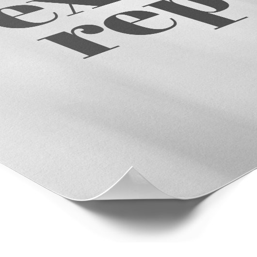 灰色やる気を起こさせる引用文ポスターinhale exhale ポスター (角)