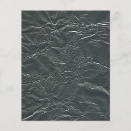 灰色アルミニウム箔しわ付き背景壁紙 チラシ