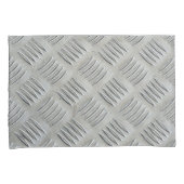 灰色アルルミウムダイヤモンドパターン 枕カバー (正面右)