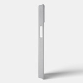 灰色アートの粗いテクスチャ Case-Mate iPhoneケース (裏面 / 右)
