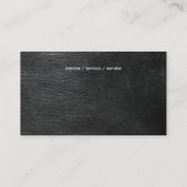 灰色エレガントの肌 名刺 (裏面)