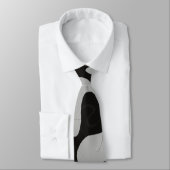 灰色カモフラージュ模様 ネクタイ (タイ)